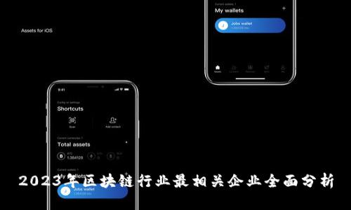 2023年区块链行业最相关企业全面分析